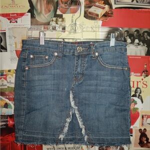 Denim Mini Skirt
